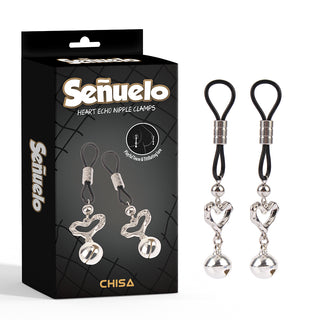 SENUELO HEART ECHO NIPPLE CLAMPS