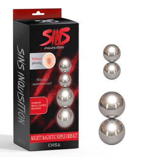 SINS INQUISITION MIGHTY MAGNETIC NIPPLE ORBS KIT