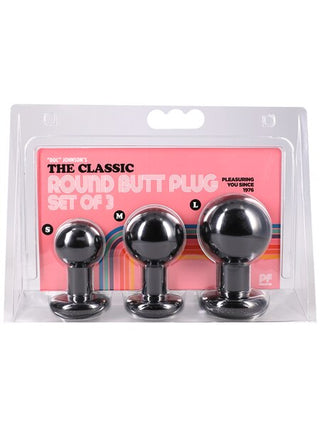 THE CLASSIC ROUND BUTT PLUG SET