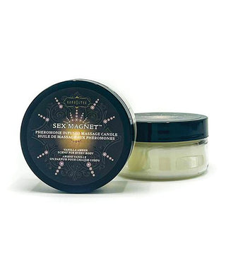 SEX MAGNET PHEROMONE MASSAGE CANDLE VANILLA AMBER