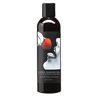 EB EDIBLE MASSAGE OIL STRAWBERRY 240MLS