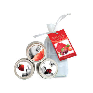 EB EDIBLE MASSAGE CANDLES THREESOME