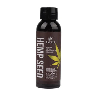 HEMP SEED MASSAGE OIL BEACH DAZE 59MLS