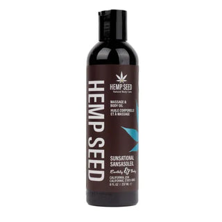 HEMP SEED MASSAGE OIL SUNSATIONAL