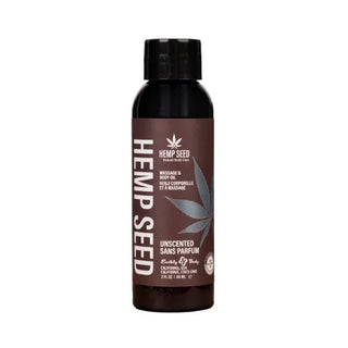 EARTHLY BODY UNSCENTED HEMP SEED MASSAGE OIL