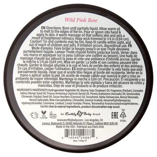 EB WILD PINK ROSE APHRODISIAC MASSAGE CANDLE