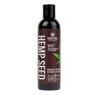 HEMP SEED MASSAGE BODY OIL NAKED IN THE WOODS