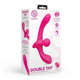TOGETHER DOUBLE TAP DUAL-ENDED VIBRATING STRAPLESS STRAP-ON