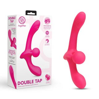 TOGETHER DOUBLE TAP DUAL-ENDED VIBRATING STRAPLESS STRAP-ON