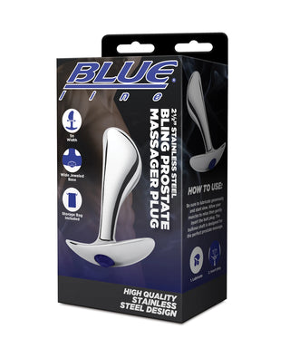 BLUE LINE 2.5 INCH BLING PROSTATE MASSAGER PLUG