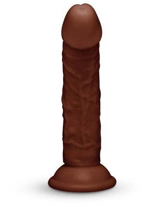 TOGETHER TONES DARK REALISTIC DILDO 6.75 INCH