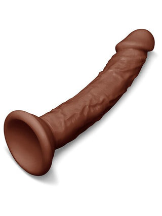 TOGETHER TONES DARK REALISTIC DILDO 6.75 INCH