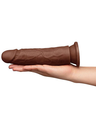 TOGETHER TONES DARK REALISTIC DILDO 7.75 INCH