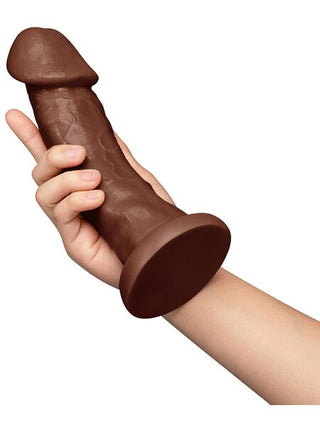 TOGETHER TONES DARK REALISTIC DILDO 9 INCH