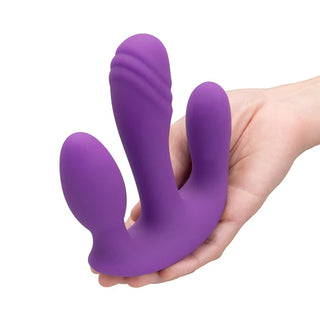 TOGETHER TOY BLENDED PLEASURE REMOTE CONTROLLED TRIPLE-PROLONGED VIBRATOR