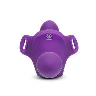 TOGETHER LOCK-IN DUAL-ENDED VIBRATING STRAP-ON AND HARNESS SET