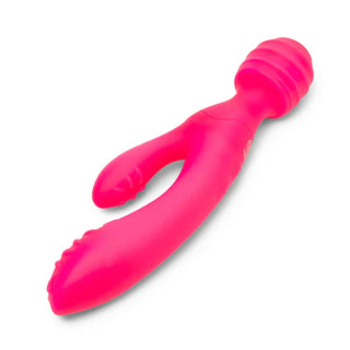 TOGETHER TRI DELIGHT DUAL-ENDED TRIPLE STIM WAND AND RABBIT VIBRATOR