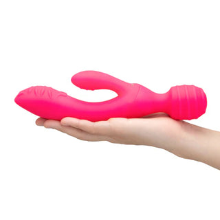 TOGETHER TRI DELIGHT DUAL-ENDED TRIPLE STIM WAND AND RABBIT VIBRATOR