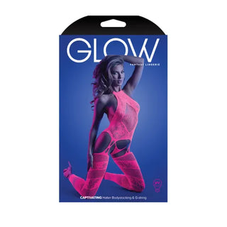 GLOW CAPTIVATING HALTER BODYSTOCKING AND GSTRING