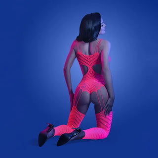 GLOW WAVELENGTH TEDDY BODYSTOCKING