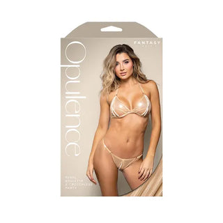 OPULENCE PEARL BRALETTE & CROTCHLESS PANTY