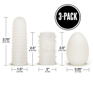 HAPPY ENDING JUST ADD WATER WHACK PACK 3 SLEEVE MALE MASTURBATION PACK