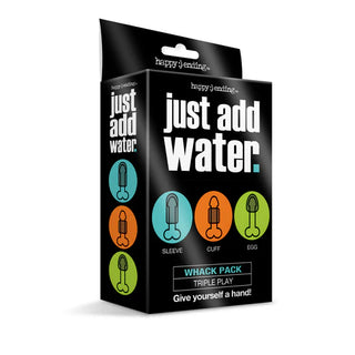 HAPPY ENDING JUST ADD WATER WHACK PACK 3 SLEEVE MALE MASTURBATION PACK