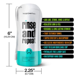 HAPPY ENDING RINSE AND REPEAT CLASSIC STROKER-ASS