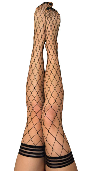 KIXIES THIGH HIGHS FISHNETS MICHELLE