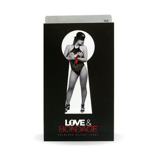 LOVE AND BONDAGE SEAMLESS HALTER TEDDY