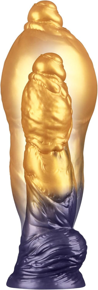 AEROSX 10 INCH DUAL DENSITY SILICONE INFLATABLE FANTASY DILDO