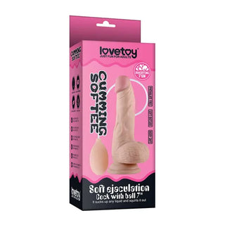 CUMMING SOFTEE SOFT EJACULATION COCK WITH BALLS
