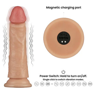 POWER BASICS VIBRATING DONG 7 INCH