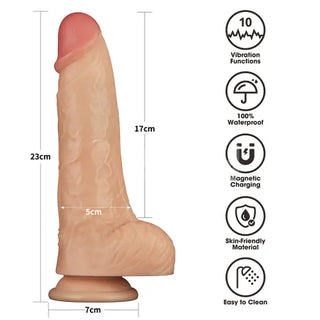 POWER BASICS VIBRATING DONG 9 INCH