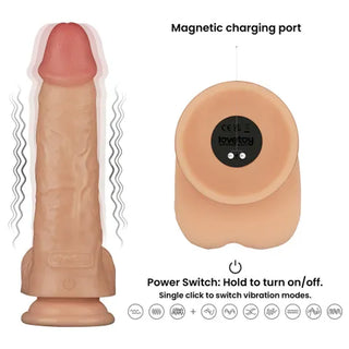 POWER BASICS VIBRATING DONG 9 INCH
