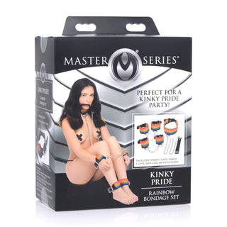 MASTER SERIES KINKY PRIDE BONDAGE SET