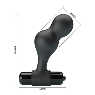MR PLAY SILICONE VIBRATING ANAL PLUG