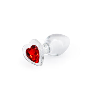 CRYSTAL DESIRES RED HEART PLUG