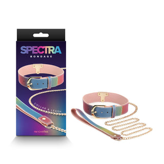 SPECTRA BONDAGE COLLAR AND LEASH