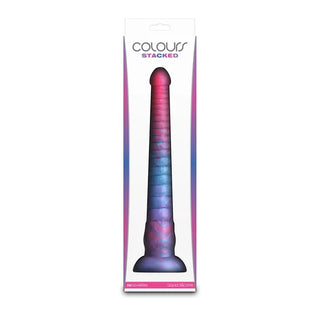 COLOURS STACKED 12 INCH DILDO