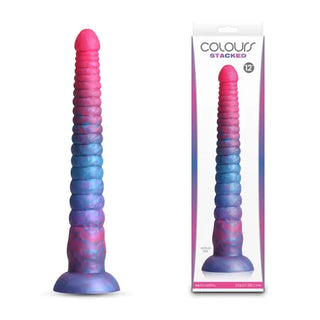 COLOURS STACKED 12 INCH DILDO
