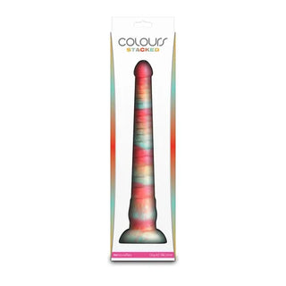COLOURS STACKED 12INCH DILDO