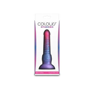 COLOURS STACKED 6INCH DILDO