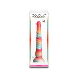COLOURS STACKED 9INCH DILDO