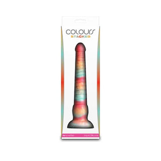 COLOURS STACKED 9INCH DILDO