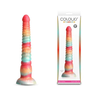 COLOURS STACKED 9INCH DILDO