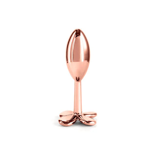 REAR ASSETS ROSE GOLD BUTT PLUG CLOVER