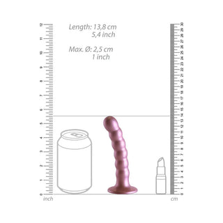 OUCH BEADED SILICONE G SPOT DILDO 5 INCH