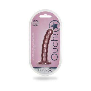 OUCH BEADED SILICONE G SPOT DILDO 5 INCH