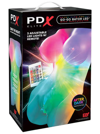 PDX ELITE GO-GO BATOR LED MEGA MASTURBATOR